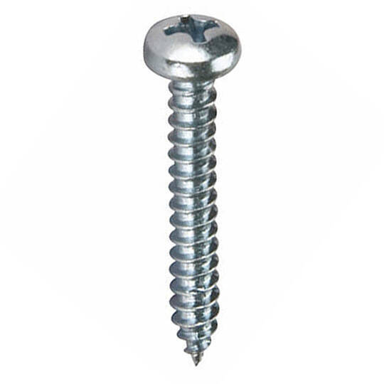 3,9×16 mm DIN 7981 YSB Sac Vidası – Sivri Uç – Beyaz Galvaniz – 1000 Adet Paket - 1