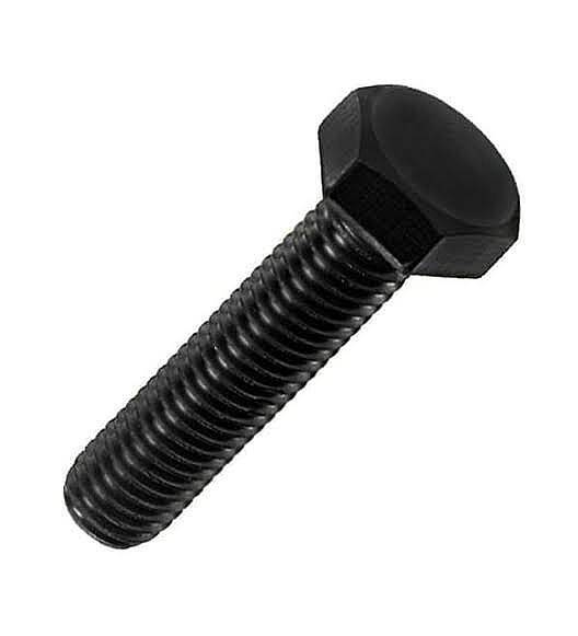 M14x80 10.9 Kalite Metrik Çelik Civata Siyah 1 Adet - 1