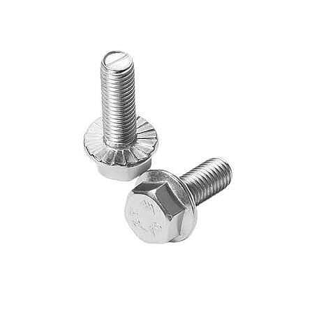 M16x75 8.8 Kalite Flanşlı Çelik Civata Beyaz 1 Adet - 1