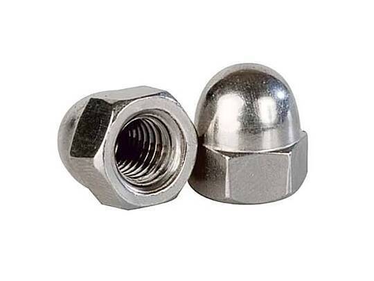 M5 DIN 1587 Kör Somun – Beyaz Galvaniz – 300 Adet Paket - 1