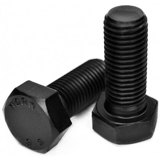 M8x110 8.8 Kalite Metrik Çelik Civata Siyah 200 Adet Paket - 1